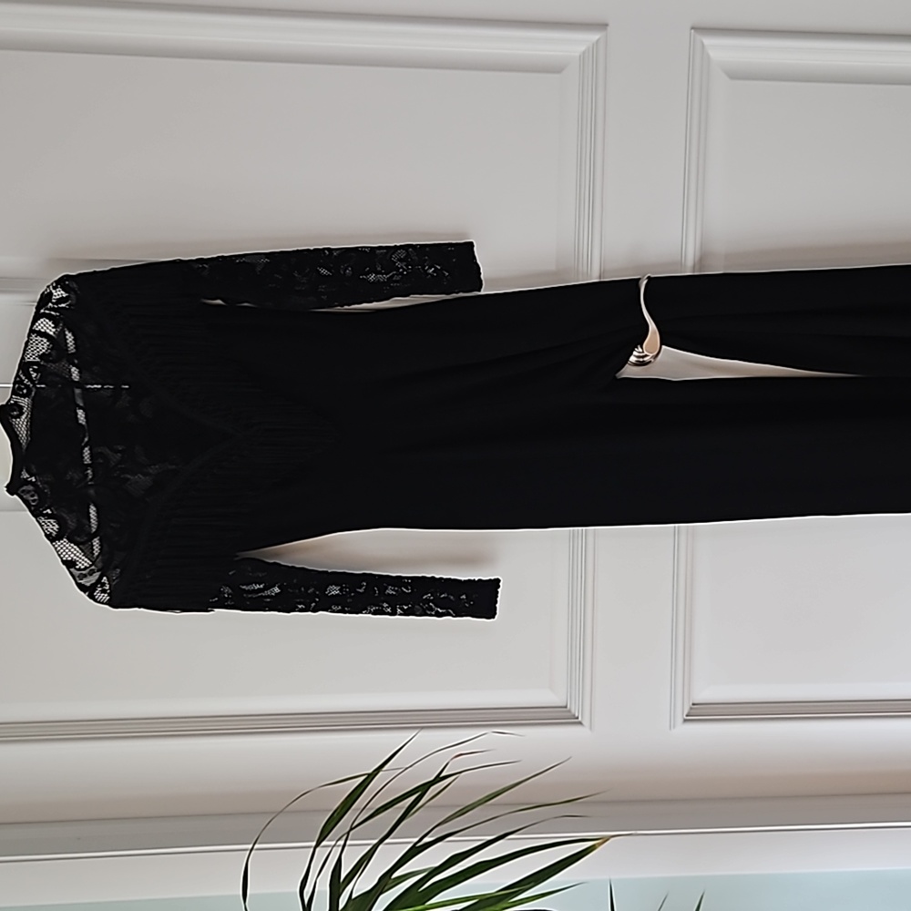Tadashi Long Jumpsuit Size S, Black